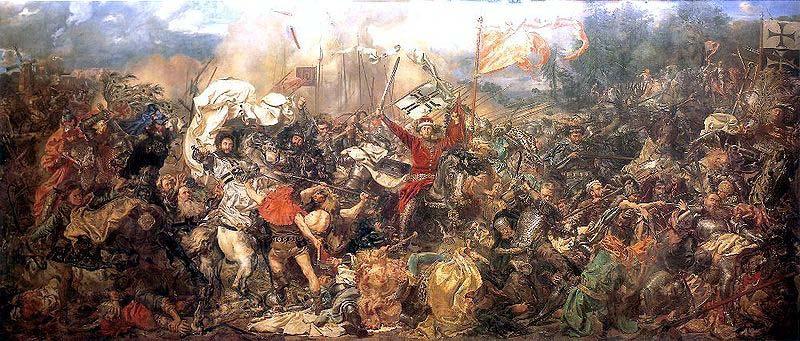 Jan Matejko The Battle of Grunwald, Spain oil painting art
